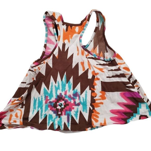 Jak & Peppar Girls Graphic Print Racerback Tank - Size 6 - Picture 2 of 3